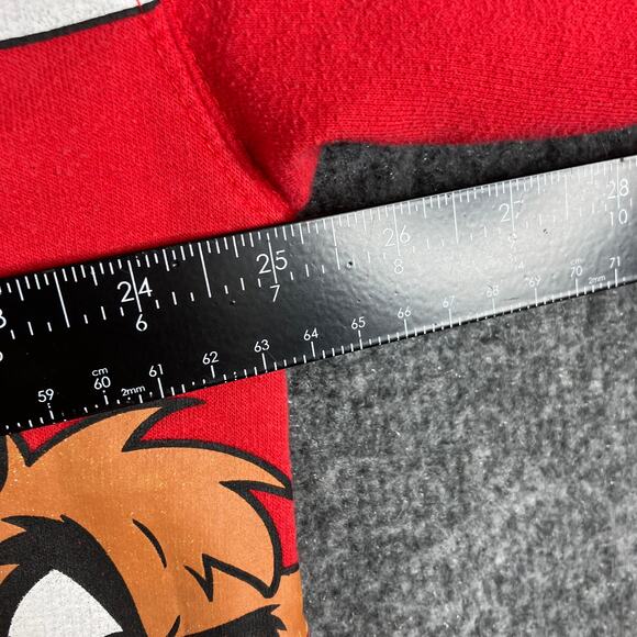 Looney Tunes Sweatshirt Mens 3XL Red Graphic Pullover Marvin Taz Tweety - Picture 3 of 7